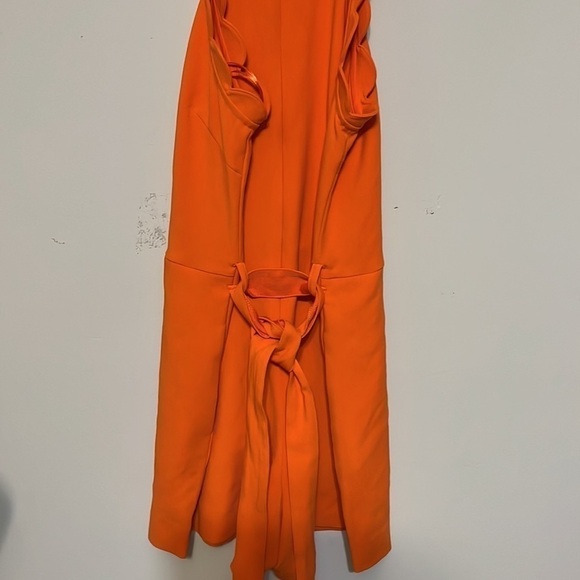 Victoria Beckham orange romper. Sz small - Picture 4 of 8